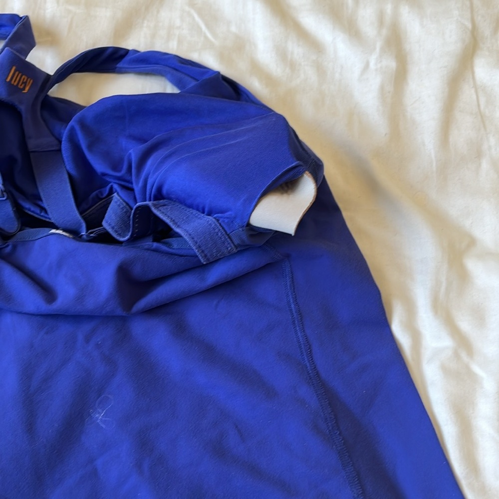 Lucy Tank  Royal Blue Workout 
Built In Bra Running atop Size Large - Picture 5 of 5